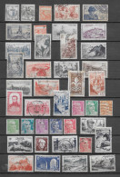 FRANCE 1945/1949 PETIT LOT De 42 TIMBRES DIFFERENTS OBLITERES - Used Stamps