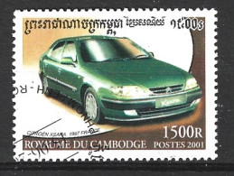 CAMBODGE. N°1833 Oblitéré De 2001. Citroën Xsara. - Coches