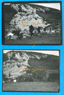 Haute-Savoie Aravis * La Clusaz éboulis De La Perrière * 2 Photos Originales Vers 1907 - Lieux