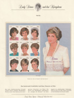 Nevis1997 Mi-Nr.1158 - 166 ** Postfrisch Kleinbogen Tod Von Prinzessin Diana ( Dg 9 ) Günstige Versandkosten - St.Kitts En Nevis ( 1983-...)