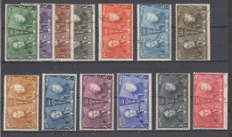 COB 221 / 233 Série Complète Oblitérée - Used Stamps