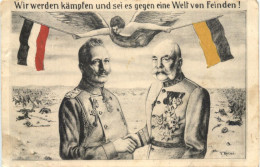 Kaiser Wilhelm II Und Franz Josef - War 1914-18