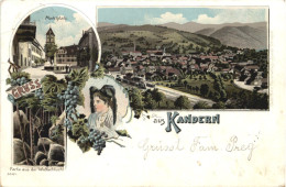 Gruss Aus Kandern - Litho - Kandern