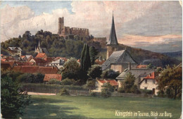 Königstein Im Taunus - Blick Zur Burg - Koenigstein