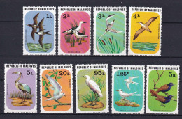 132 MALDIVES 1977 - Yvert 658/66 - Oiseau - Neuf **(MNH) Sans Charniere - Maldives (1965-...)