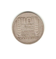 241/ FRANCE : 10 Francs Turin 1934 (argent) - 10 Francs