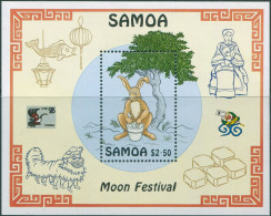 Samoa 1996 SG988 China'96 Moon Festiva MS MNH - Samoa