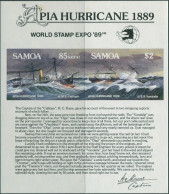 Samoa 1989 SG839 Hurricane MS MNH - Samoa (Staat)