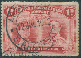 Rhodesia 1910 SG123 1d Red KGV FU - Zimbabwe (1980-...)