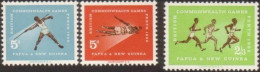 Papua New Guinea 1962 SG39-41 Commonwealth Games Set MLH - Papoea-Nieuw-Guinea