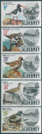 Alderney 1984 SGA13-A17 Birds Set MNH - Alderney
