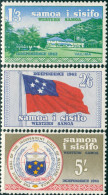 Samoa 1962 SG246-248 Vailima Flag Arms MLH - Samoa