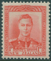 New Zealand 1938 SG605 1d Scarlet KGVI MLH - Andere & Zonder Classificatie
