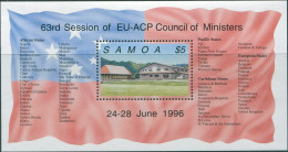 Samoa 1996 SG989 EU-ACP Council Of Ministers MS MNH - Samoa