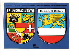 Rostock Aufkleber Carte Autocollant - Autres & Non Classés