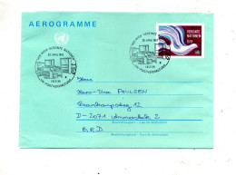 Aerogramme 6 Colombe Fdc - Covers & Documents