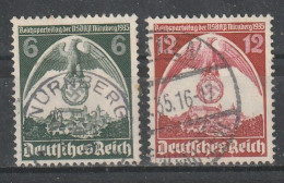 1935  - RECH  Mi No 586/587 - Used Stamps