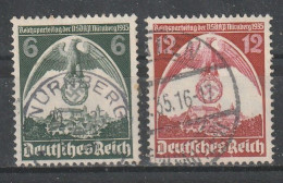 1935  - RECH  Mi No 586/587 - Gebraucht