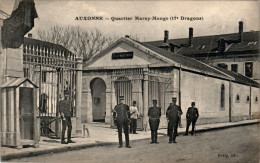 Auxonne Quartier Marey-Monge ( 17 ème Dragons ) Militaire Military Côte-D'Or Cpa Ecrite Au Dos En 1915 TB.Etat - Auxonne