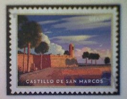 United States, Scott #5554, Used(o), 2021, Castillo De San Marcos, $7.95, Multicolored - Gebruikt