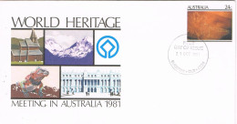 55318. Carta Entero Postal F.D.C. BUDERIM (Qld) Auystralia 1981. World Heritage, Meeting Australia - Ganzsachen