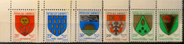 R2452/1888 - GABON - 1969/1971 - 2 SERIES COMPLETES - N°252 à 254 + 266 à 268 NEUFS** CdF/BdF - Gabon (1960-...)