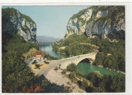 155 DEPT 73 : édit. J Cellard N° 16680 ; Le Pont De La Balme Sur Le Rhône Entre L'Ain Et La Savoie - Autres & Non Classés