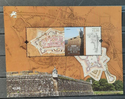 2023 - Portugal - MNH - Castles And Fortresses In The Border - Block Of 1 Stamp - Blocs-feuillets