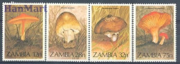 Zambia 1984 Mi 325-328 MNH  (ZS6 ZMB325-328) - Paddestoelen