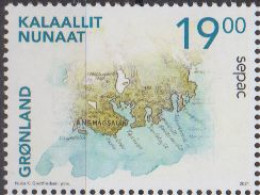 Grönland MiNr. 880 SEPAC 2021 Historische Karten - Autres & Non Classés