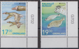 Grönland MiNr. 884-885 Europa 2021 Gefährdete Wildtiere - Altri & Non Classificati