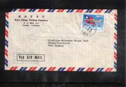 Taiwan 1961 Interesting Airmail Letter - Briefe U. Dokumente