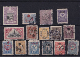 TRES JOLI LOT DE TIMBRES  OBLITERES   EMPIRE OTTOMAN  DE 1865/99. BELLE COTE - Used Stamps