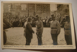 Lwow.Lemberg.WWI.Konig Ludwig Von Bayern  Mit Bohm Ermolli.1915.Poland.Ukraine. - Ukraine