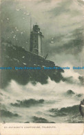 R670514 Falmouth. St. Anthony Lighthouse. Tuck. Rough Sea. Series. 1118. 1904 - Monde