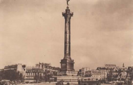 PARIS, PLACE DE LA BASTILLE ET COLONNE DE JUILLET REF 16852 - Markten, Pleinen