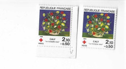 2345 A Corbeille Jaune Au Lieu De Rose - 1 Normal Livré - Unused Stamps
