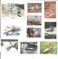 EJ34 - VIGNETTES CHROMOS IMAGES DIVERSES - CANOE KAYAK - Winter Sports