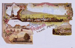 Frýdland Nad Ostravici  1898, Kreis - Okres: Frýdek - Místek, Tschechische Republik, Litho, Reproduction - Czech Republic