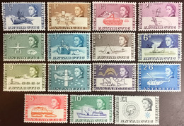 British Antarctic Territory BAT 1963 Transport Definitives Set MH - Ungebraucht