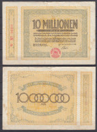DUISBURG 10 Millionen Mark NOTGELD Gutschein 1923    (32302 - Other & Unclassified