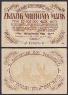 Speyer Kreisgemeinde Pfalz 20 Millionen Mark NOTGELD Gutschein 1923 VF   (32283 - Altri & Non Classificati