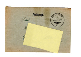 Sie Bieten Hier Auf Einen  Feldpost-Brief Inhalt Beschrieben 25. 1. 1944 - Autres & Non Classés