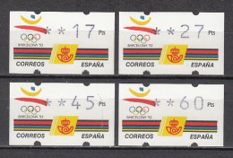 Olympia1992:   Spanien  ATM   4 W ** - Zomer 1992: Barcelona