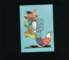 Illustrateur Ucciani - - Les Animaux Du Rock - Eliott Foxy - Saxophone Enard - Other & Unclassified