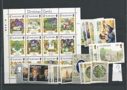 1986  MNH Guernsey Year Complete, Postfris - Guernesey