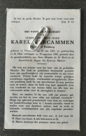 EERW. HEER KAREL VERCAMMEN ° VORSELAAR 1887 + 1960 / PASTOOR TE DUISBURG - Devotion Images