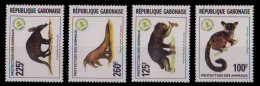 (116) Gabon / Gabonaise  Fauna / Animals / Animaux / Tiere / Dieren / Rare  ** / Mnh  Michel 1309-1312 - Gabon
