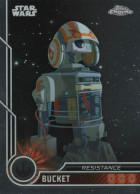 Topps Chrome Star Wars Base Card  #42 - Bucket - Star Wars