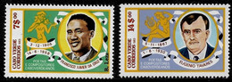 (106) Cape Verde  Persons / Cruz + Tavares / 1983 / With Leza Overprint   ** / Mnh  Michel 475-76 - Cape Verde